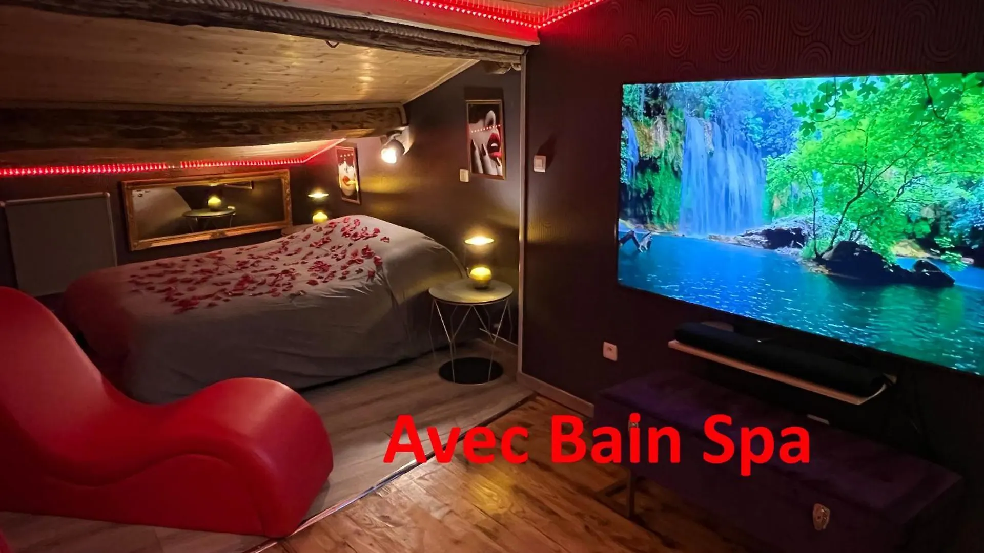 A Home Love-Spa, Le Plus Luxueux Parmi Nos 2 Etablissements Montluel 0*,