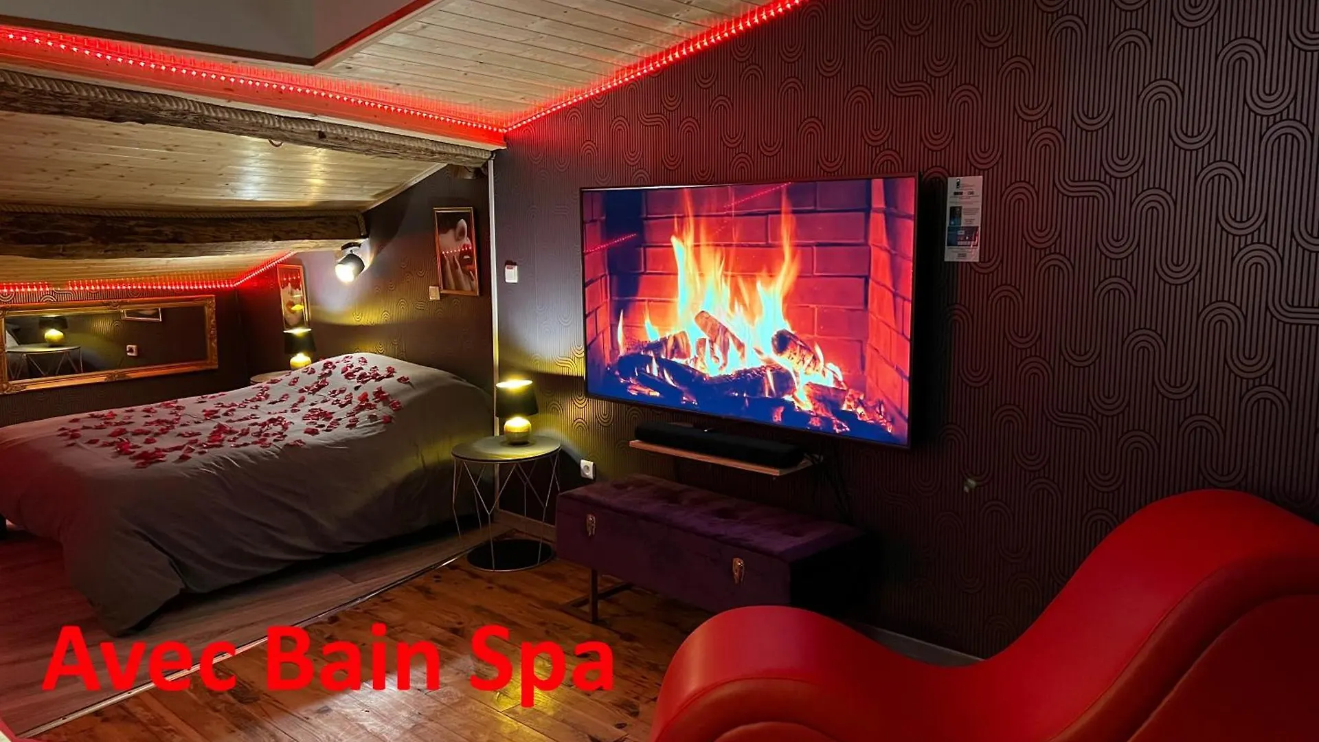 A Home Love-Spa, Le Plus Luxueux Parmi Nos 2 Etablissements Montluel 0*,  法国